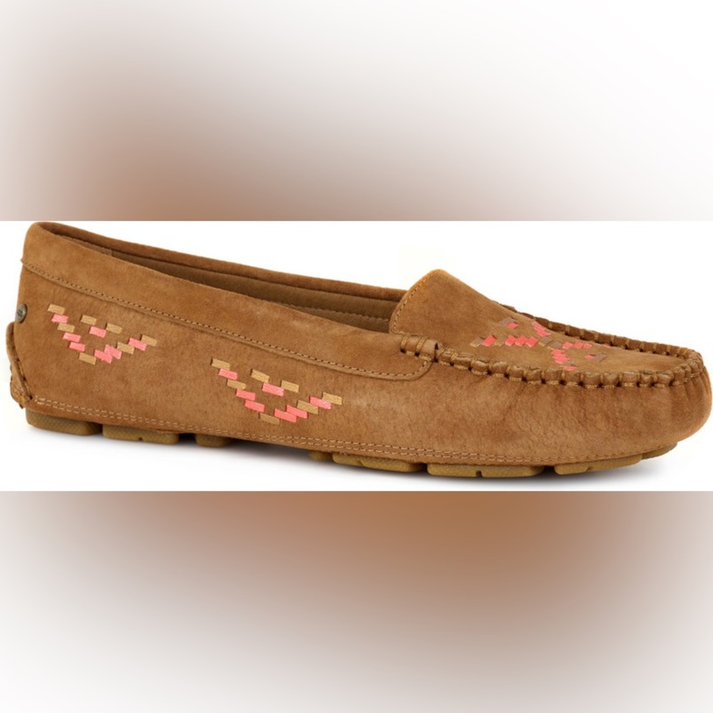 UGG WOMEN'S CALZE RUSTIC WEAVE MOCASSIN